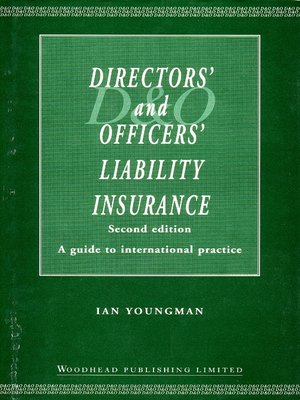 cover image of Directors' and Officers' Liability Insurance